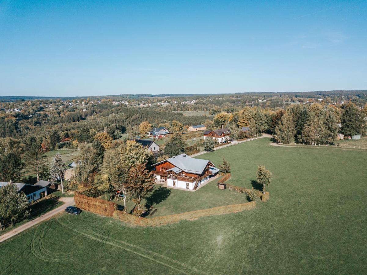 Villa Le Gagnage 31 Pers- Malmedy, Rustique, Vue, Wellness Esterno foto
