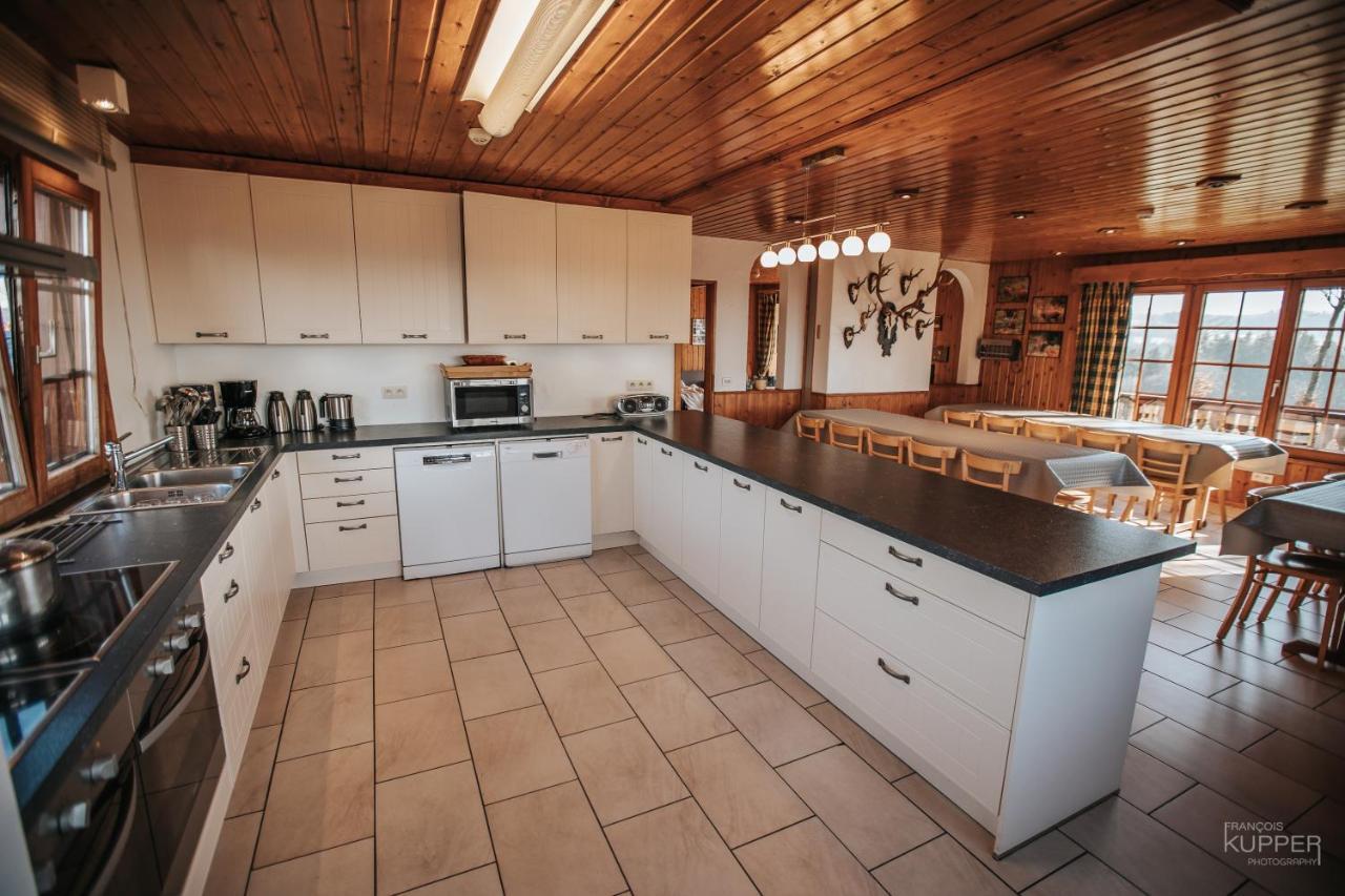 Villa Le Gagnage 31 Pers- Malmedy, Rustique, Vue, Wellness Esterno foto